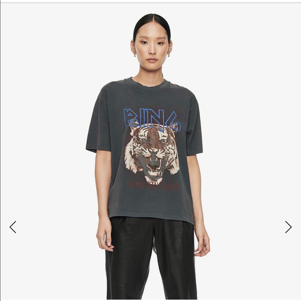 Anine Bing Tiger Tee Size Small